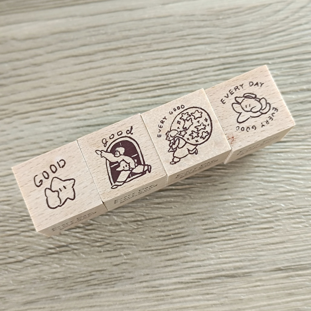 山泥泥．GOOD Star 系列印章 共四款