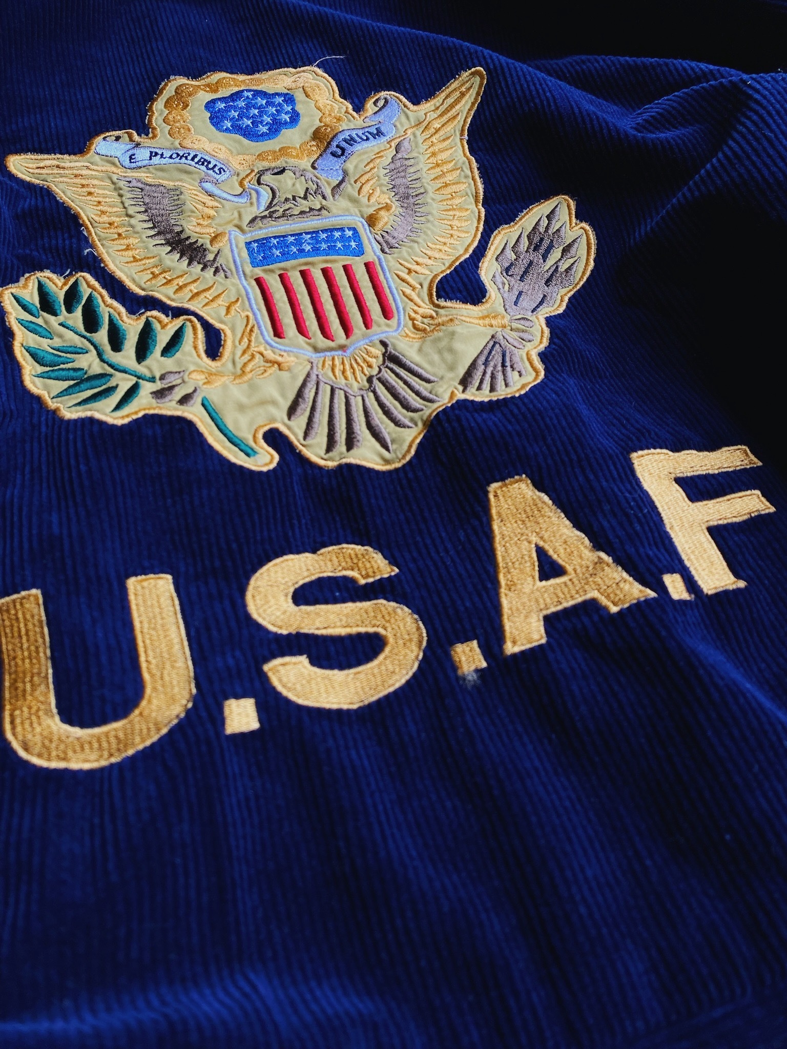 HST USAF Corduroy Jacket / 美國空軍圖騰燈芯絨外套