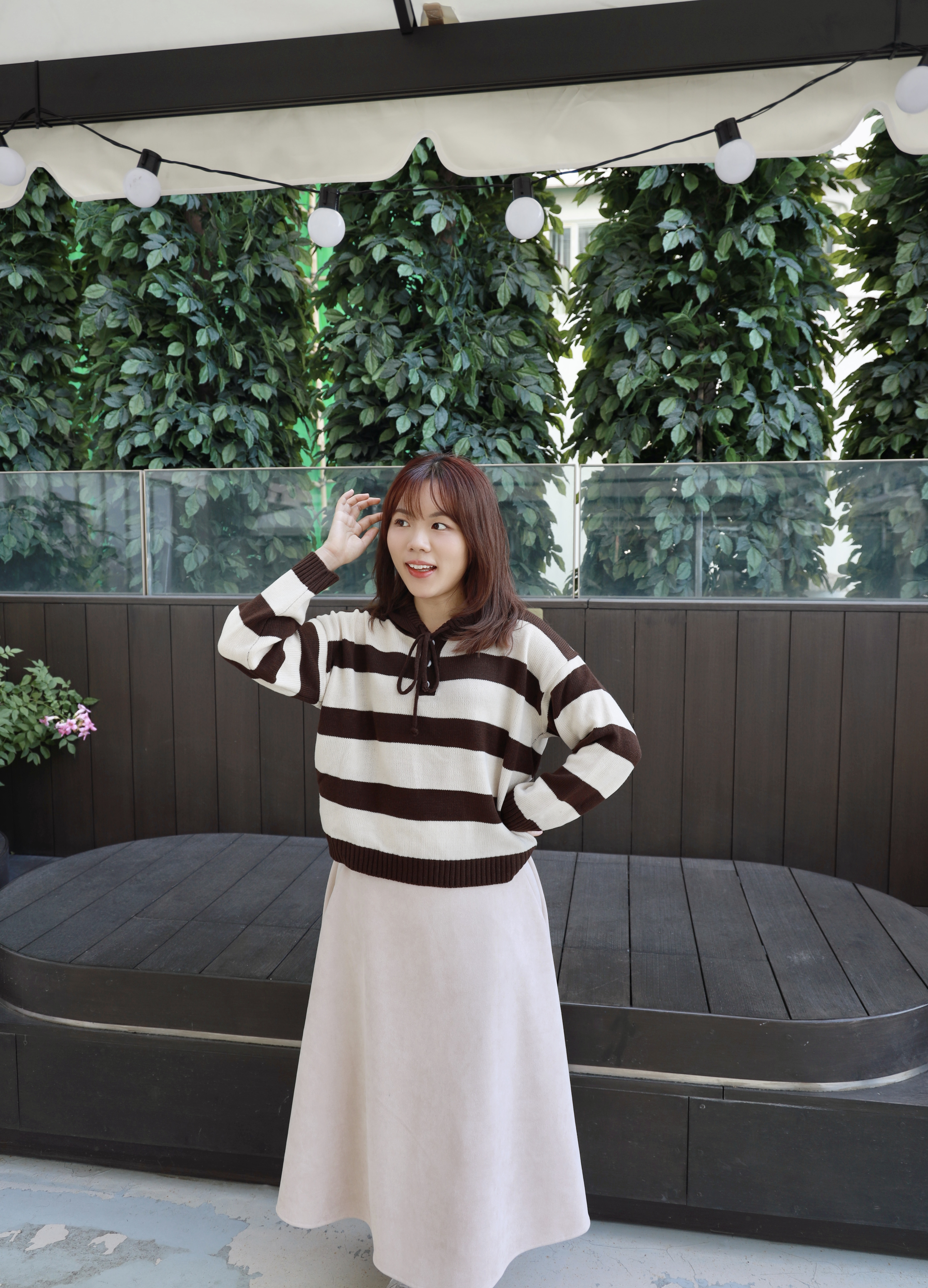 ||TOP600|| 衛衣針織間條活潑TOP