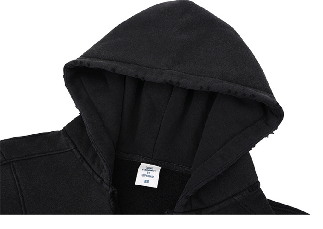 解構廓形破壞連帽TEE