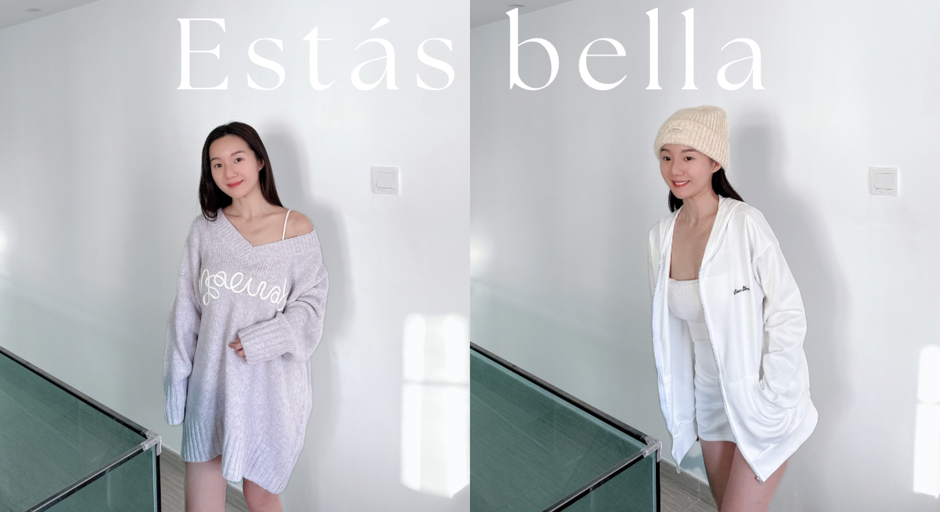 new collection for knitwear and space cotton set