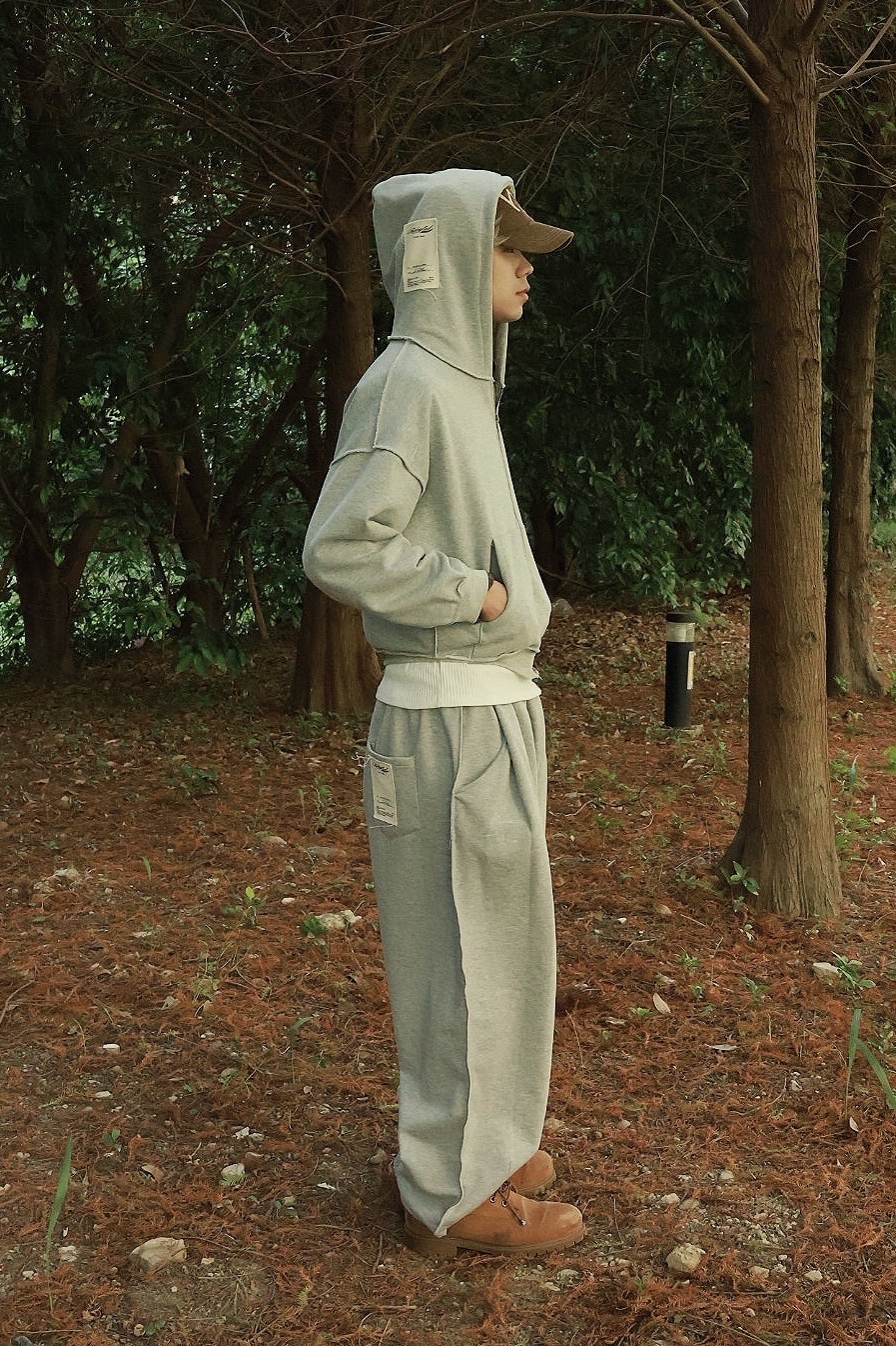 TASTEFUL MADE ( SU-1 ) 布標 拷克工藝 650g 寬短 棉套裝 棉外套 棉褲