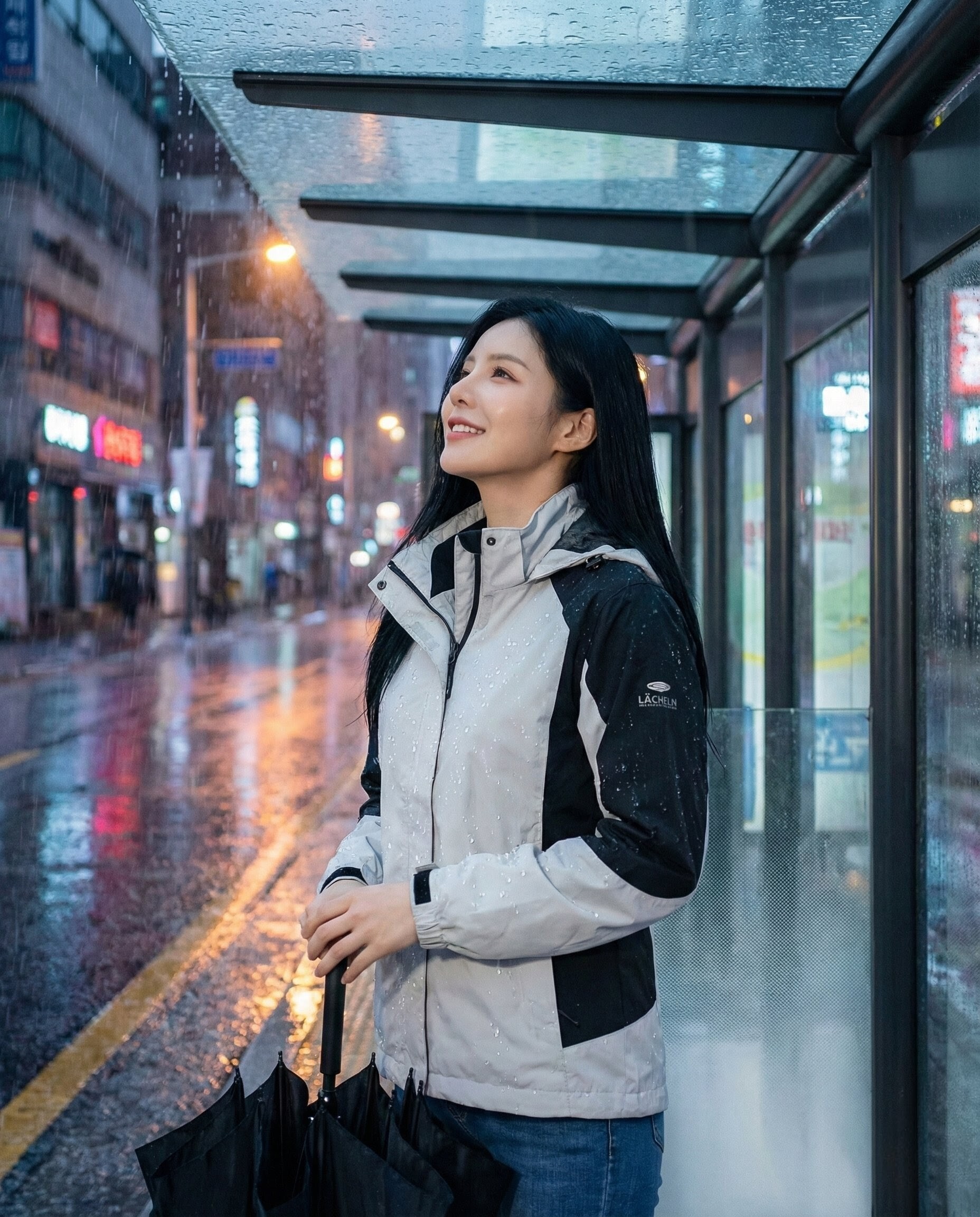 LÄCHELN 防水外套穿搭