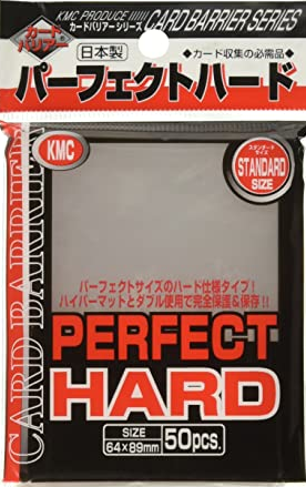 KMC PERFECT HARD CARD SLEEVES STANDARD(64X89MM) 50PC