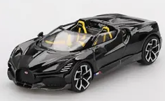 MINI GT#1058 Bugatti W16 Mistral Black LHD