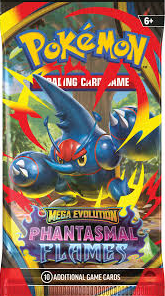 POKEMON ENGLISH MEGA EVOLUTION PHANTASMAL FLAMES BOOSTER PACK