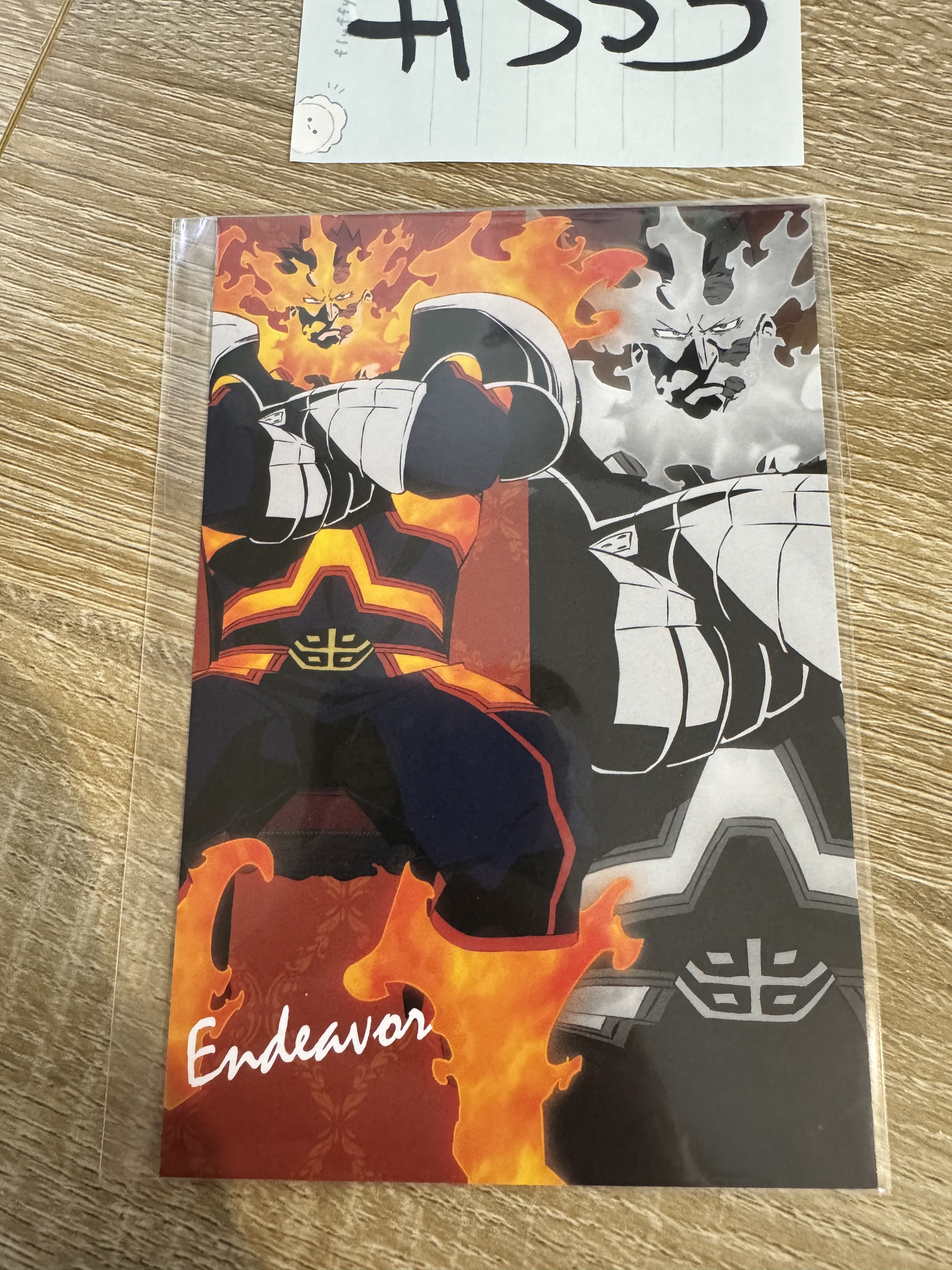 我的英雄學院  炎司 明信片#353