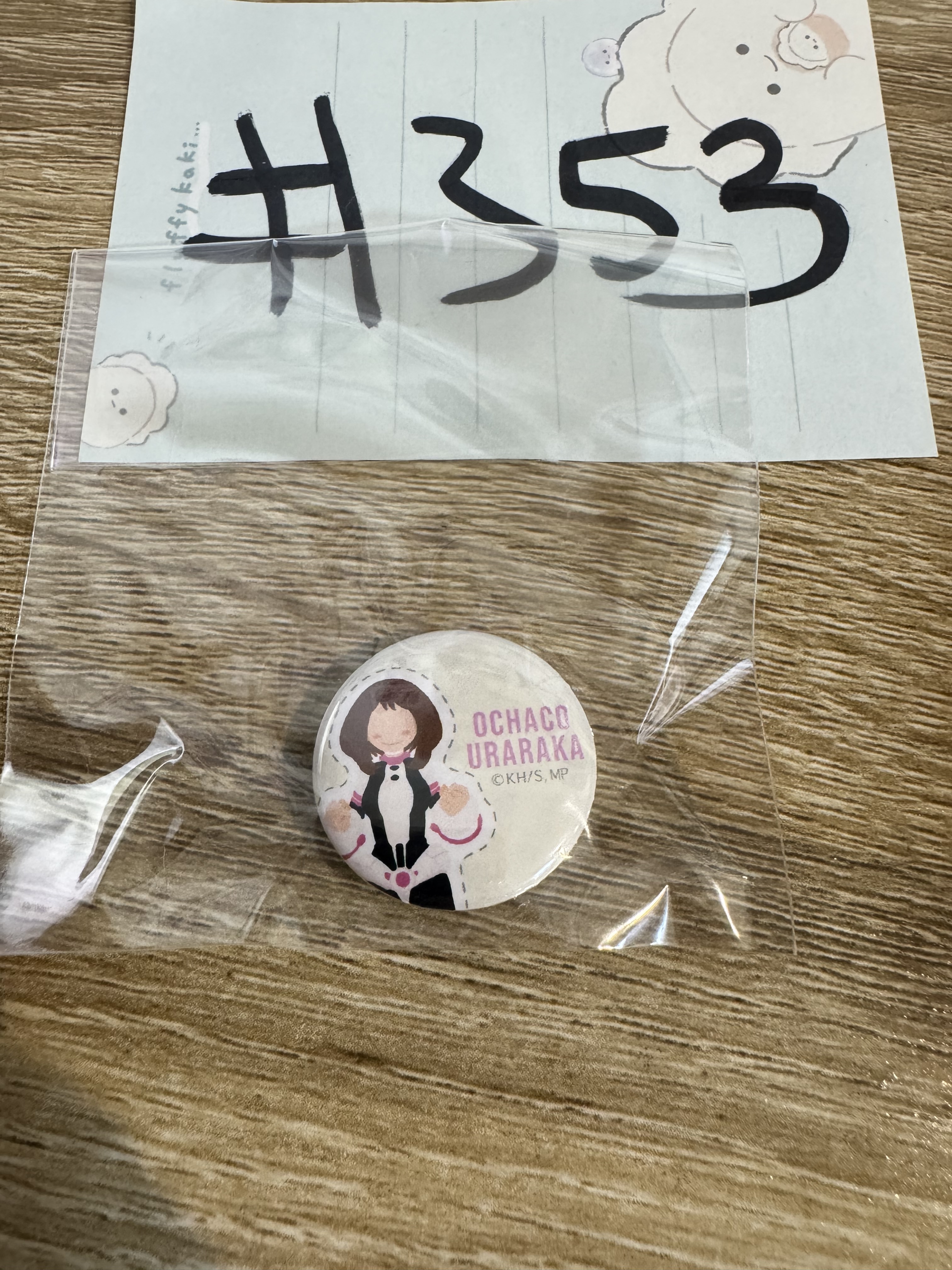 我的英雄學院 御茶子 襟章#353