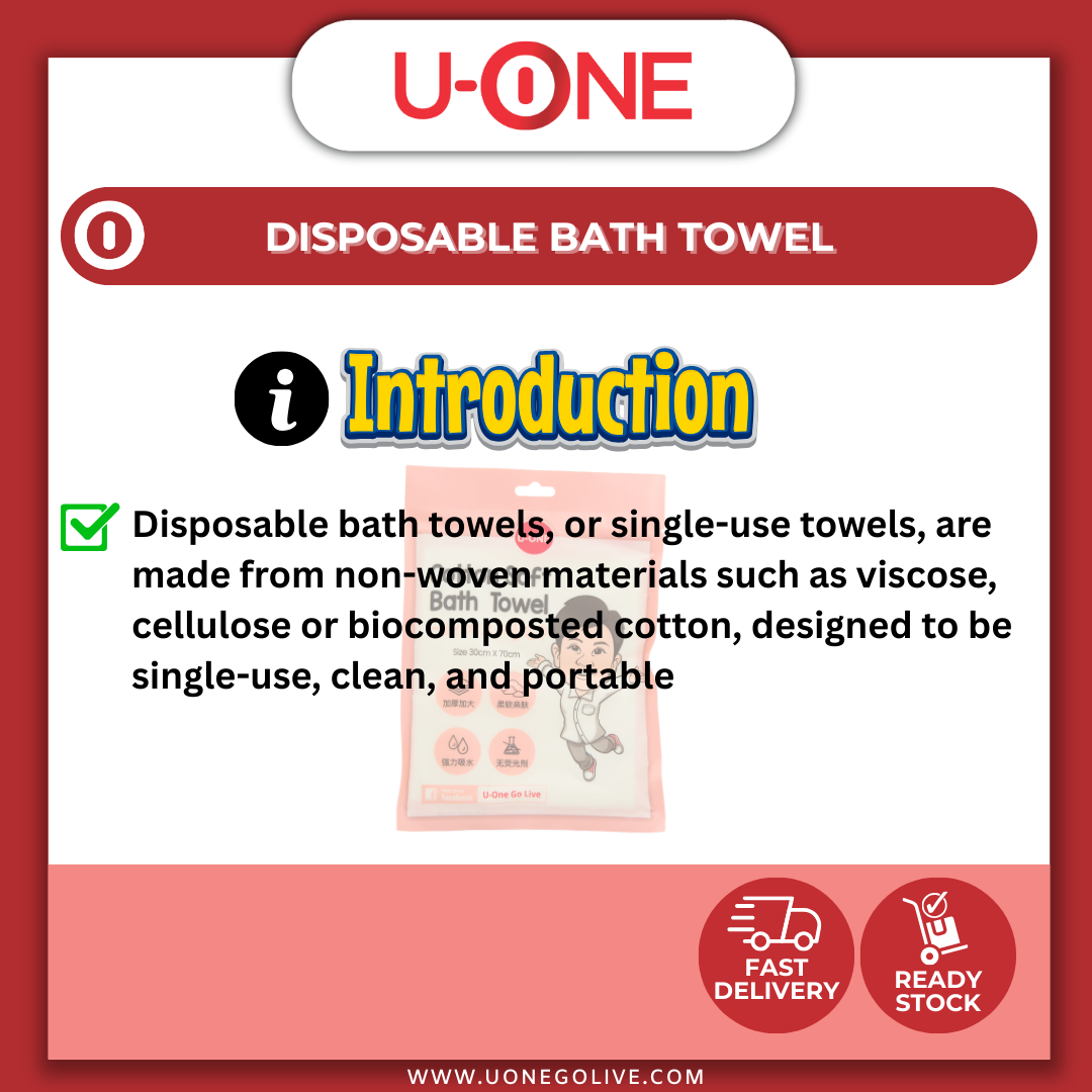 U-ONE | China | Disposable Bath Towel | Ready Stock