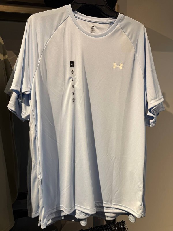 [U] UNDER ARMOUR NIMBUS BLUE/WHITE VELOCITY 2.0 MEN'S SHORT SLEEVE TEE, 1327965-464  (UZZ67)