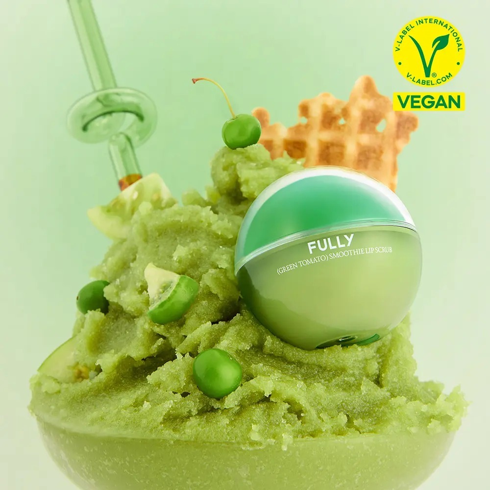[ FULLY ] Green Tomato Smoothie Lip Scrub