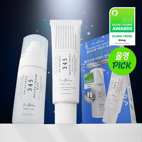 《Olive young連線》 Dr.Althea 345 Relief Cream 50ml+60ml mist set