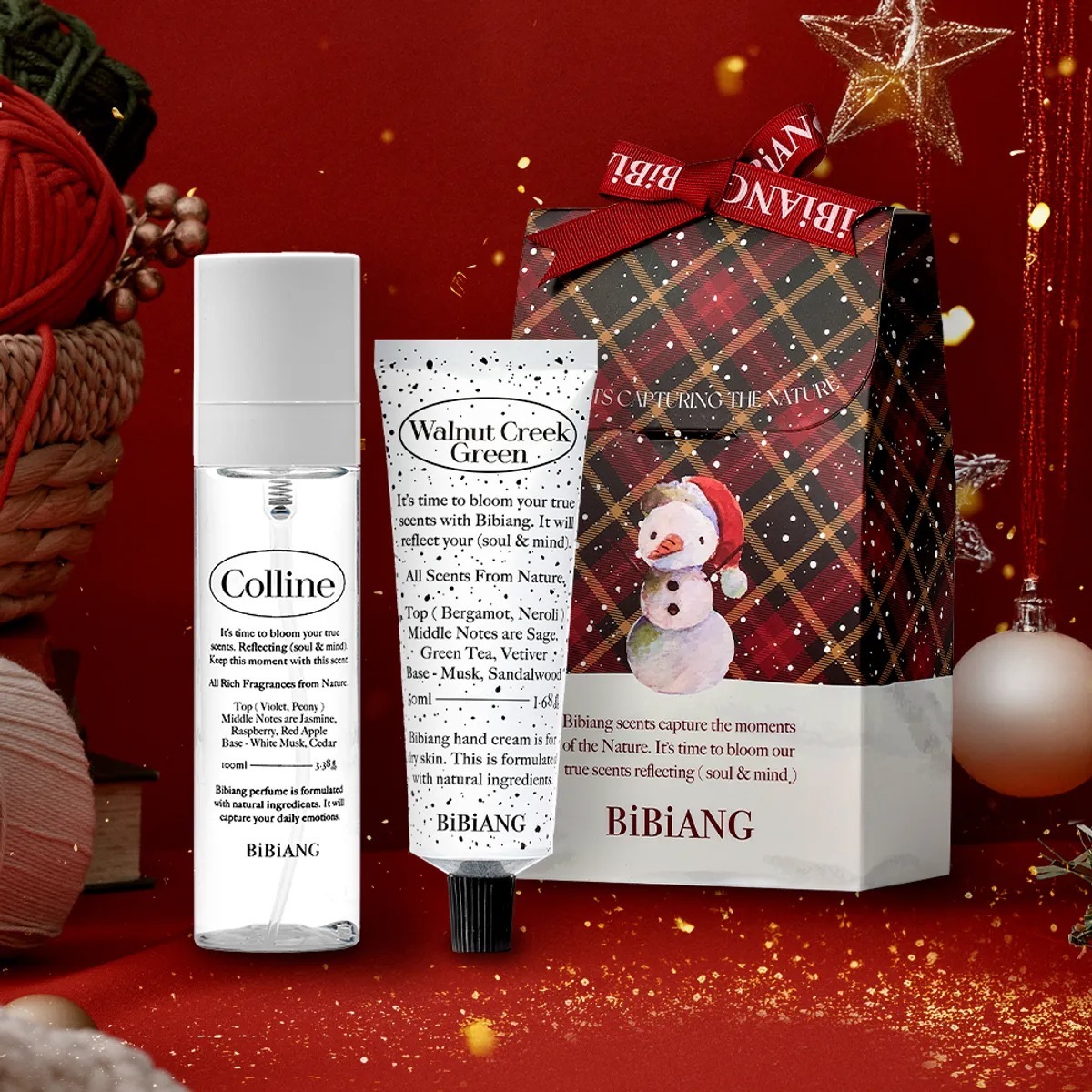 BiBiANG Niche Hand Cream & Fabric Perfume GIFT SET