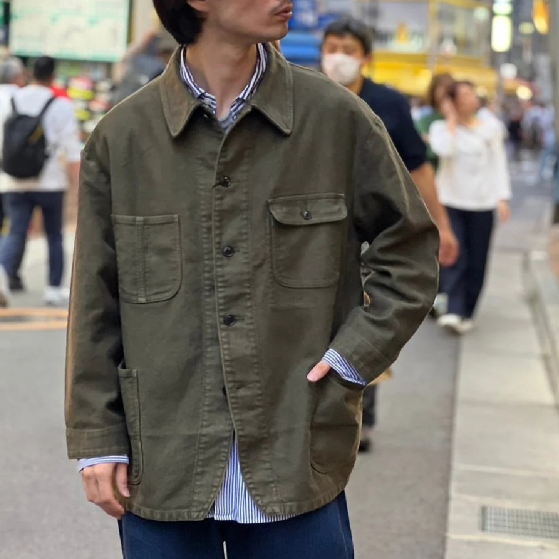11/30 RE-STOCK: PORTER CLASSIC MOLESKIN COVERALL JACKET (PC-019-2935) - PRE ORDER ITEM (預訂中)