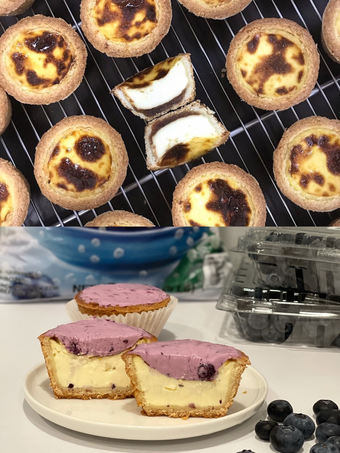 年後宅配 焦糖*2藍莓乳酪*2