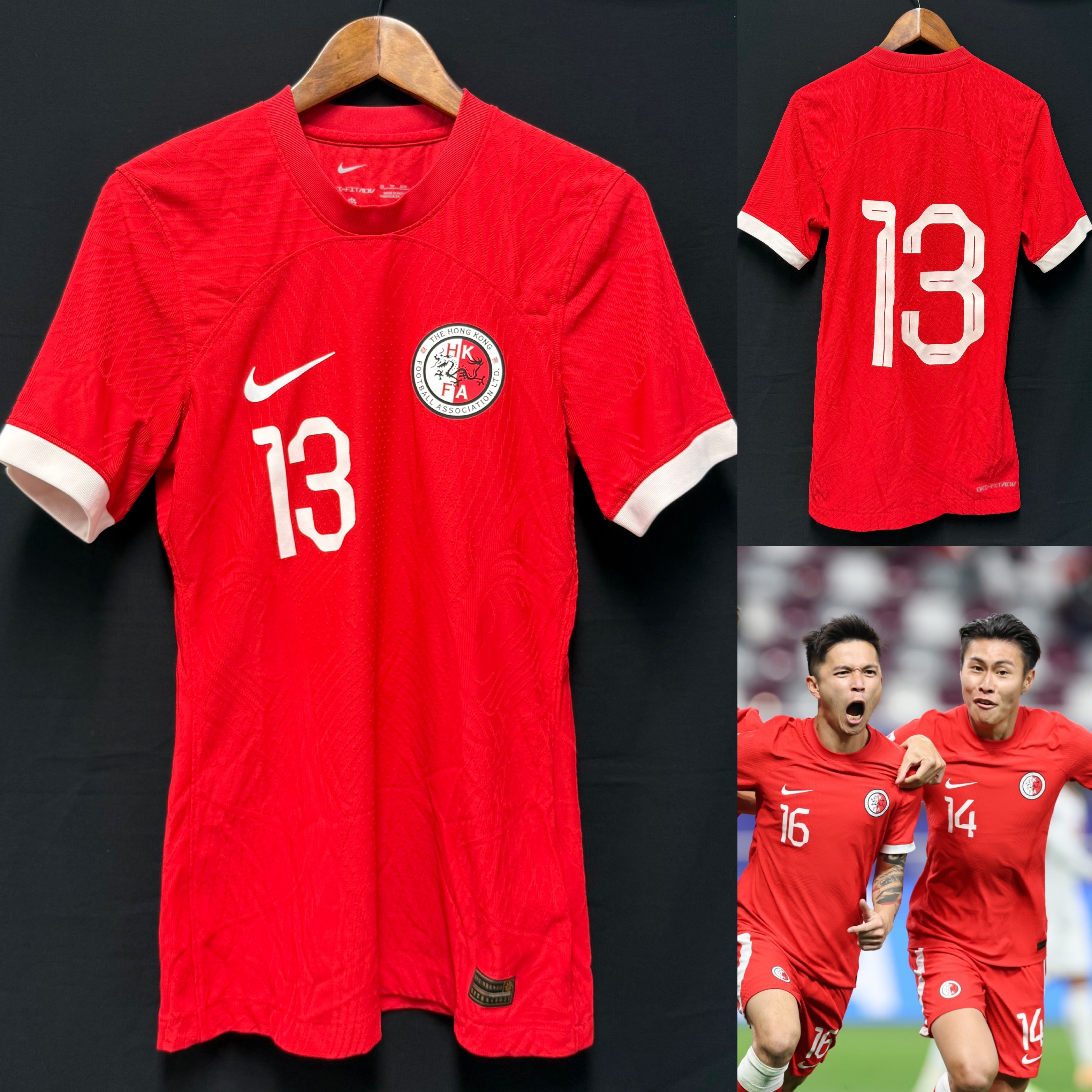 (Player Issue) Hong Kong 2023-2024 Nike Home Player Issue Shirt #13