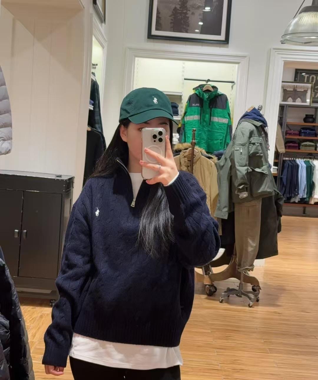 Outlet Polo Zip Sweater