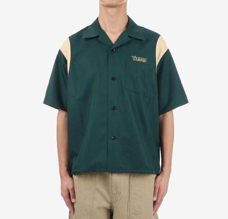 VISVIM 2025 S/S DOUGLAS SHIRT S/S - GREEN PRE ORDER ITEM (預訂中)