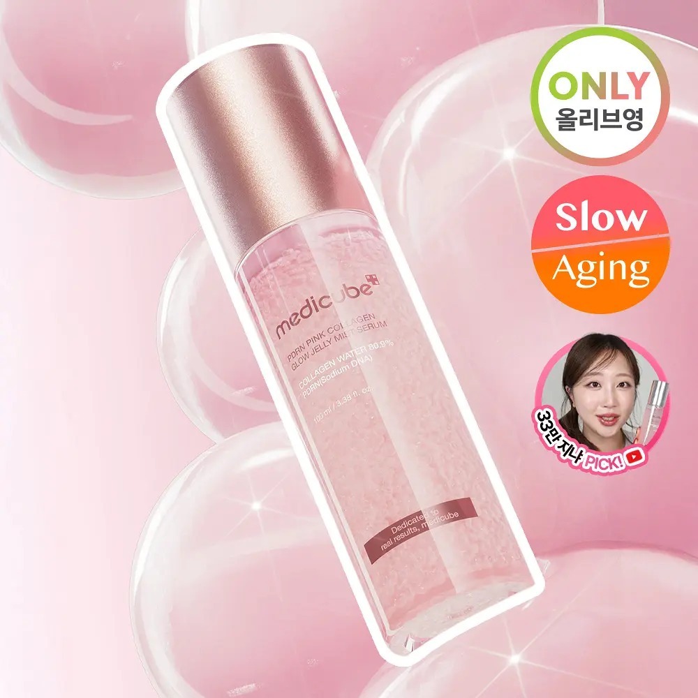 [ medicube ] PDRN Pink Collagen Glow Jelly Mist Serum 100ml