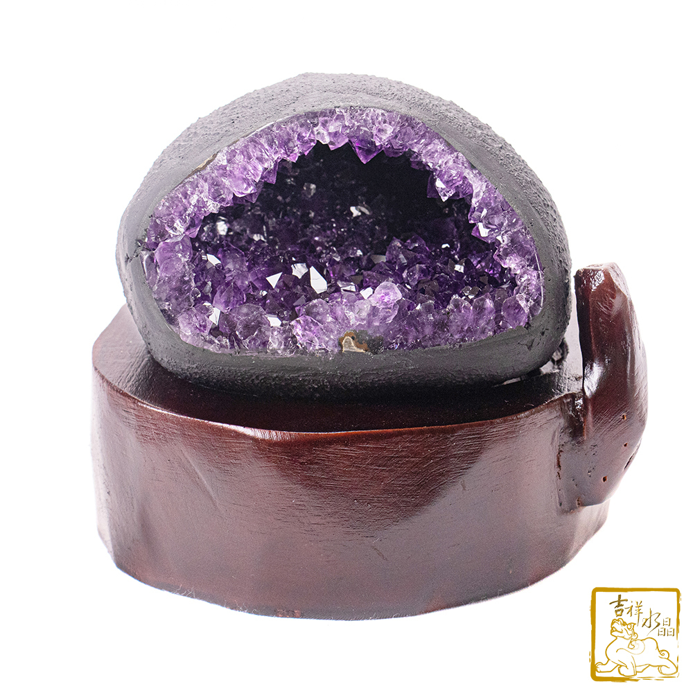 烏拉圭紫水晶洞 1.6kg 財運興旺