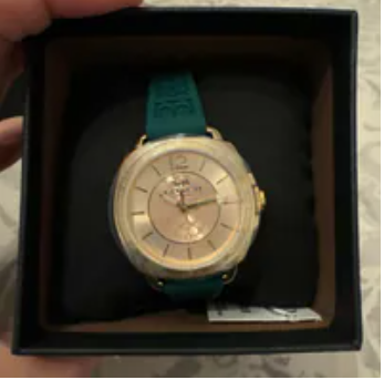 [U] LUXURY WATCH COACH 14504179 BOYFRIEND WOMEN'S WATCH,FOREST GREEN/GOLD, 885997517287 (ULW18)
