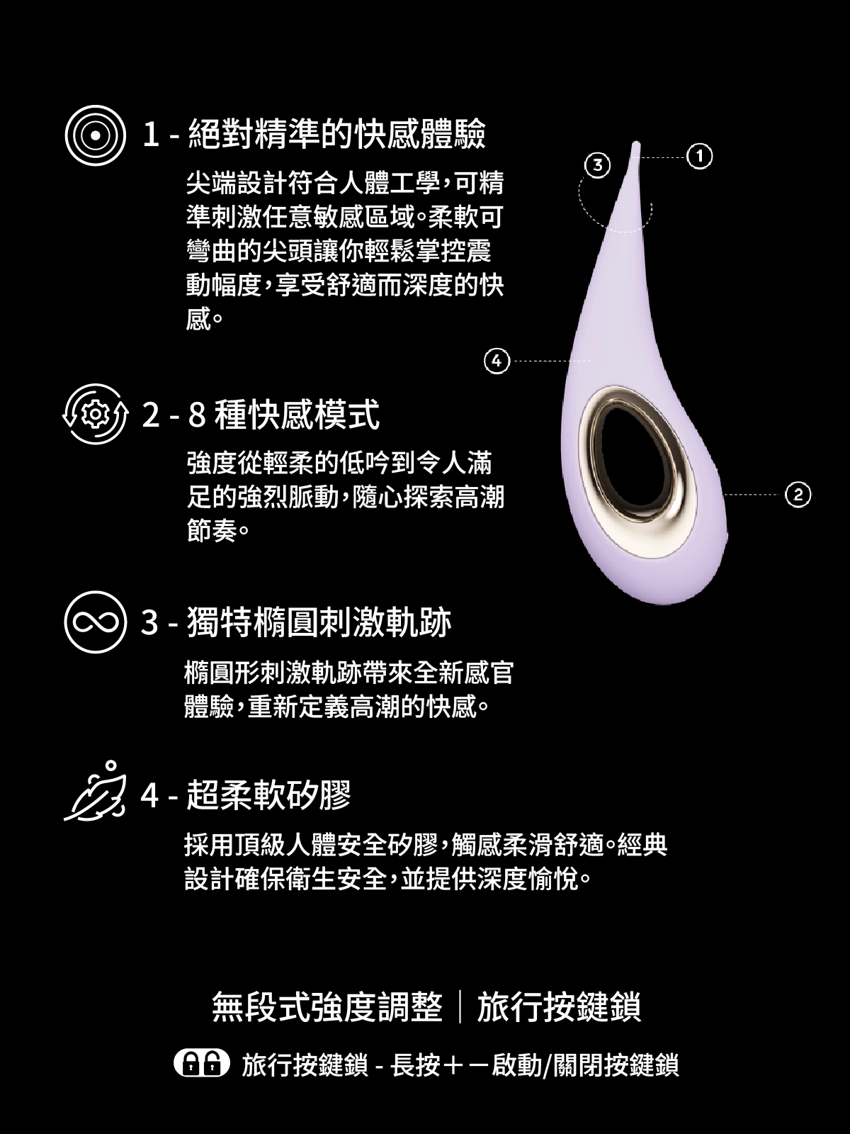 LELO DOT,LELO,瑞典 LELO,情趣用品,情趣玩具,陰蒂按摩棒,C點棒,陰蒂震動器,陰蒂震動棒