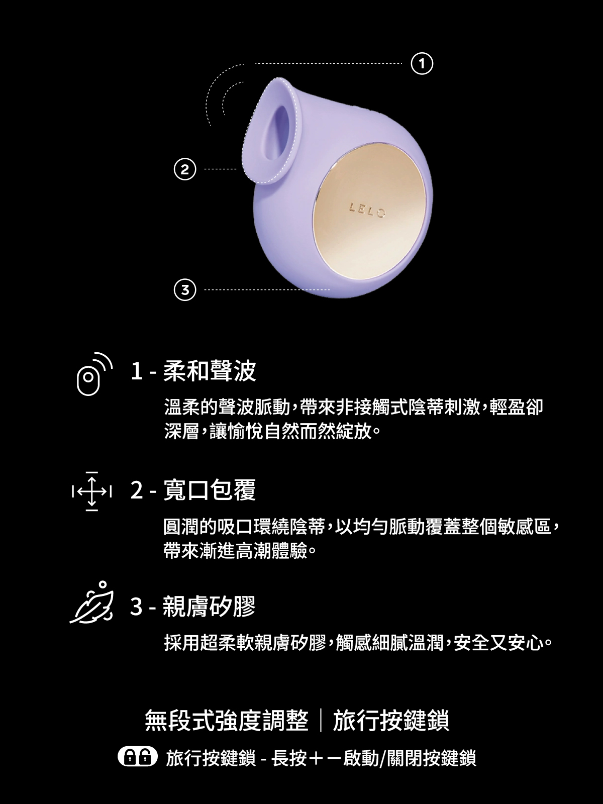 LELO SILA,LELO,瑞典 LELO,情趣用品,情趣玩具,陰蒂吸吮器,吸吮愉悅器,吸吮器,聲波陰蒂按摩器