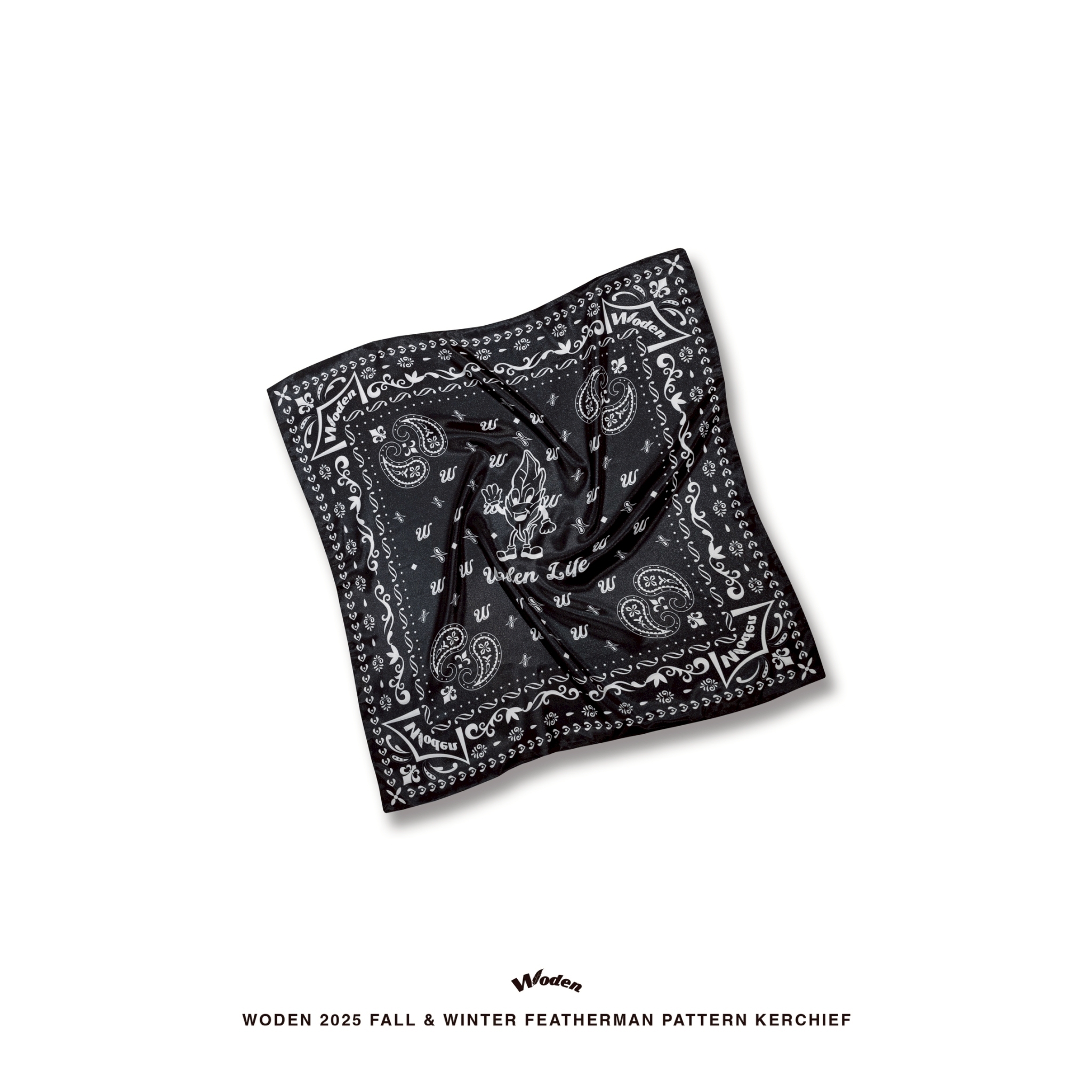 WODEN 2025 Fall & Winter 020 Featherman Pattern Kerchief