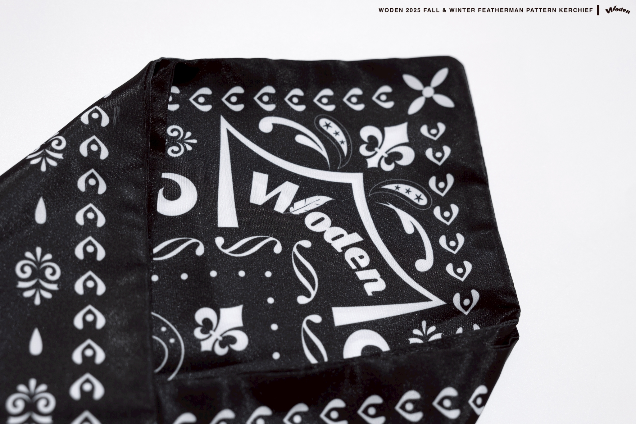 WODEN 2025 Fall & Winter 020 Featherman Pattern Kerchief