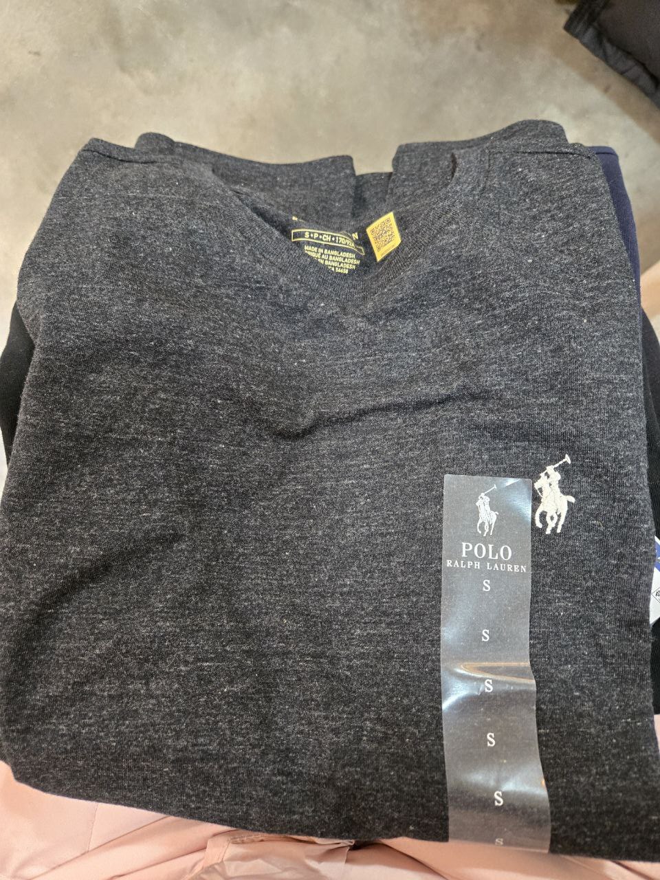 [U] POLO RALPH LAUREN BLACK T-SHIRT MEN'S CREW NECK SHORT SLEEVE, 710610667043-BLACK (UZZ127)