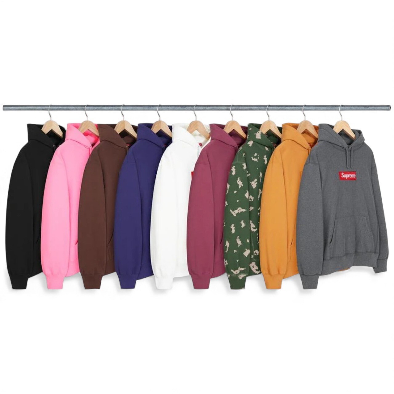 SUPREME 21FW BOX LOGO HOODED SWEATSHIRT FULL SIZE