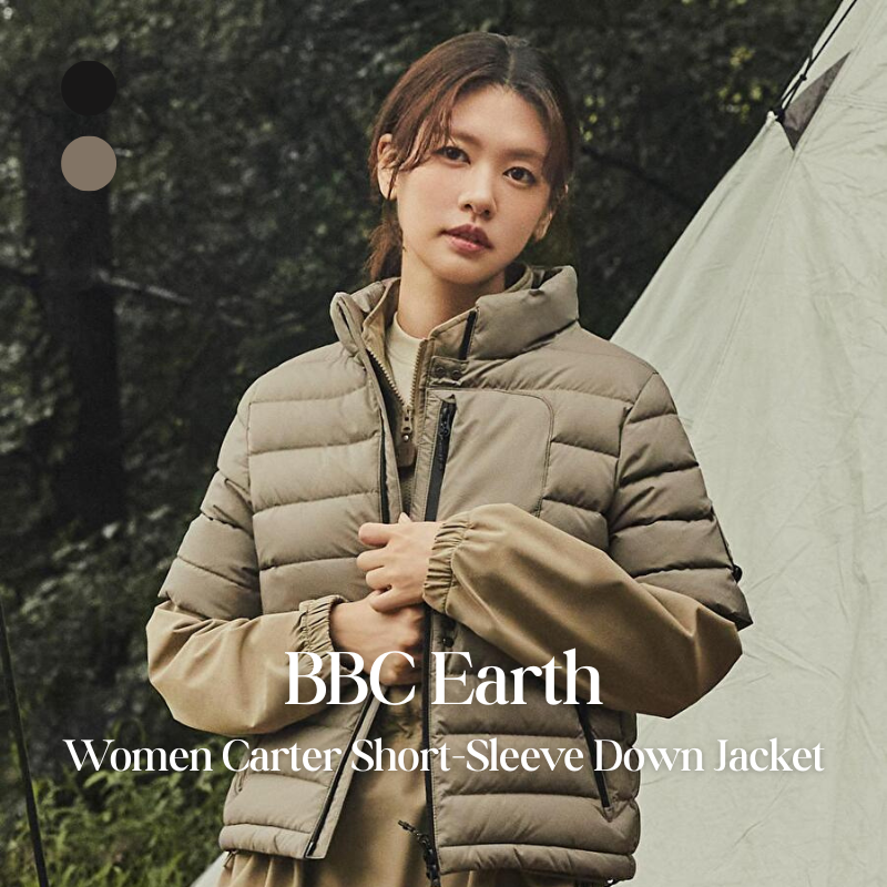 【代購】BBC Earth W 카터 반팔 다운 女款短袖羽絨外套 – 時髦保暖・冬日疊穿亮點