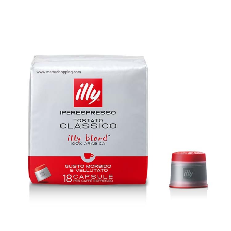 illy 傳統意大利 IperEspresso 咖啡膠囊 (18 粒裝）中度烘焙