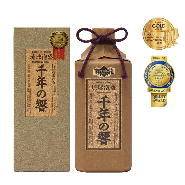 【今帰仁酒造】【千年之響 43】【長期熟成古酒】【琉球泡盛】【沖縄縣】