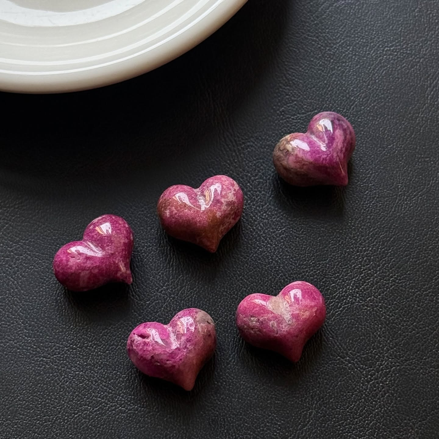 [原石] 鈷方解石 愛心