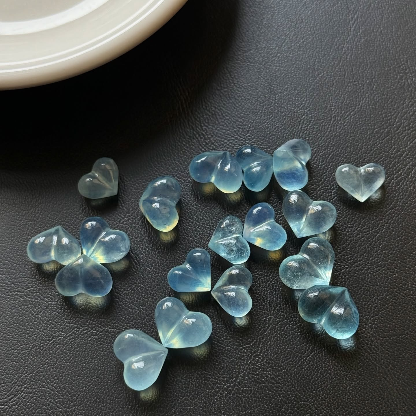 [原石] 海藍寶 愛心