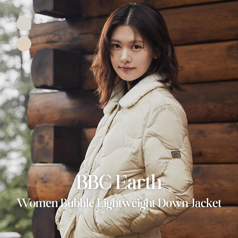 【代購】BBC Earth [덕다운] W 보블 경량 다운 女款輕量羽絨外套 – 柔軟蓬鬆・日常百搭