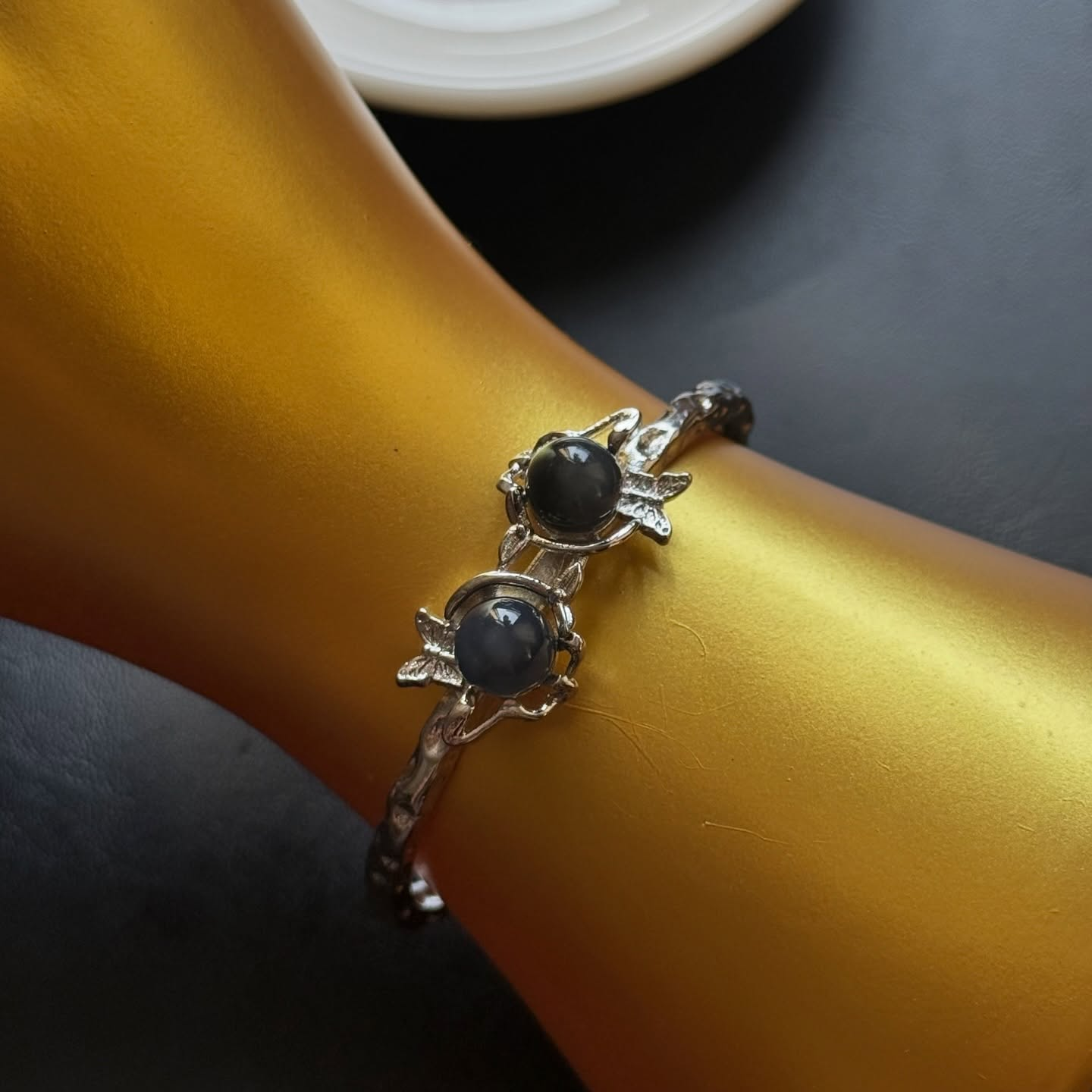 [原石] 灰瑪瑙 手鐲