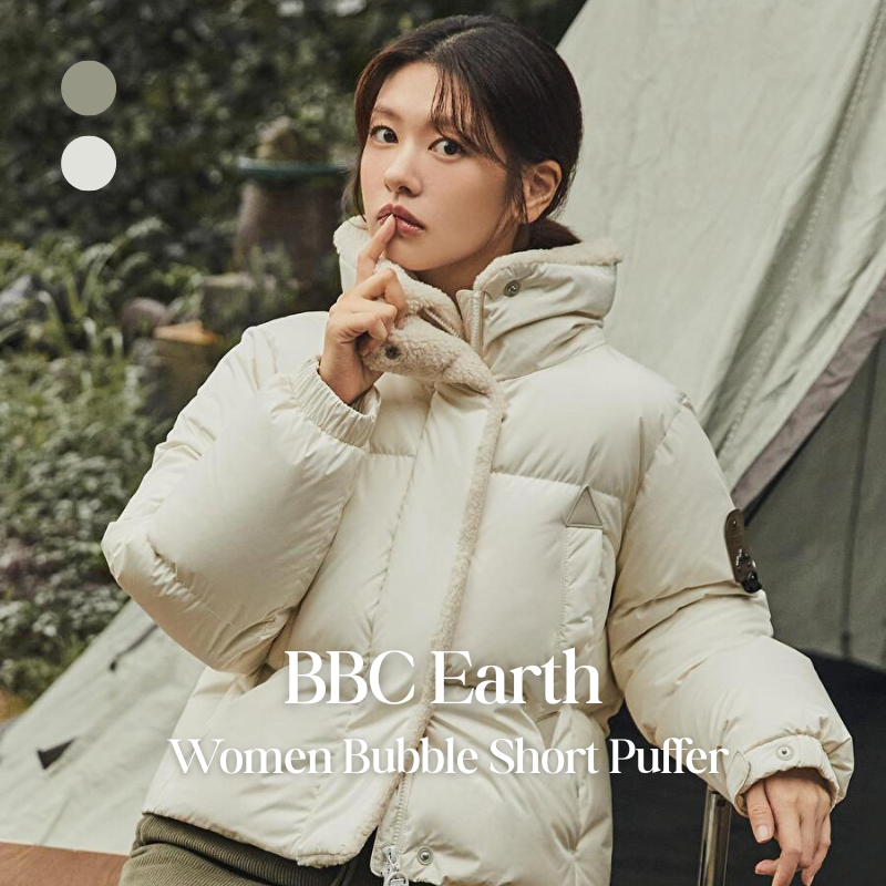 【代購】BBC Earth W 보블 숏푸퍼 女款短版羽絨外套 – 蓬鬆可愛・冬季人氣款