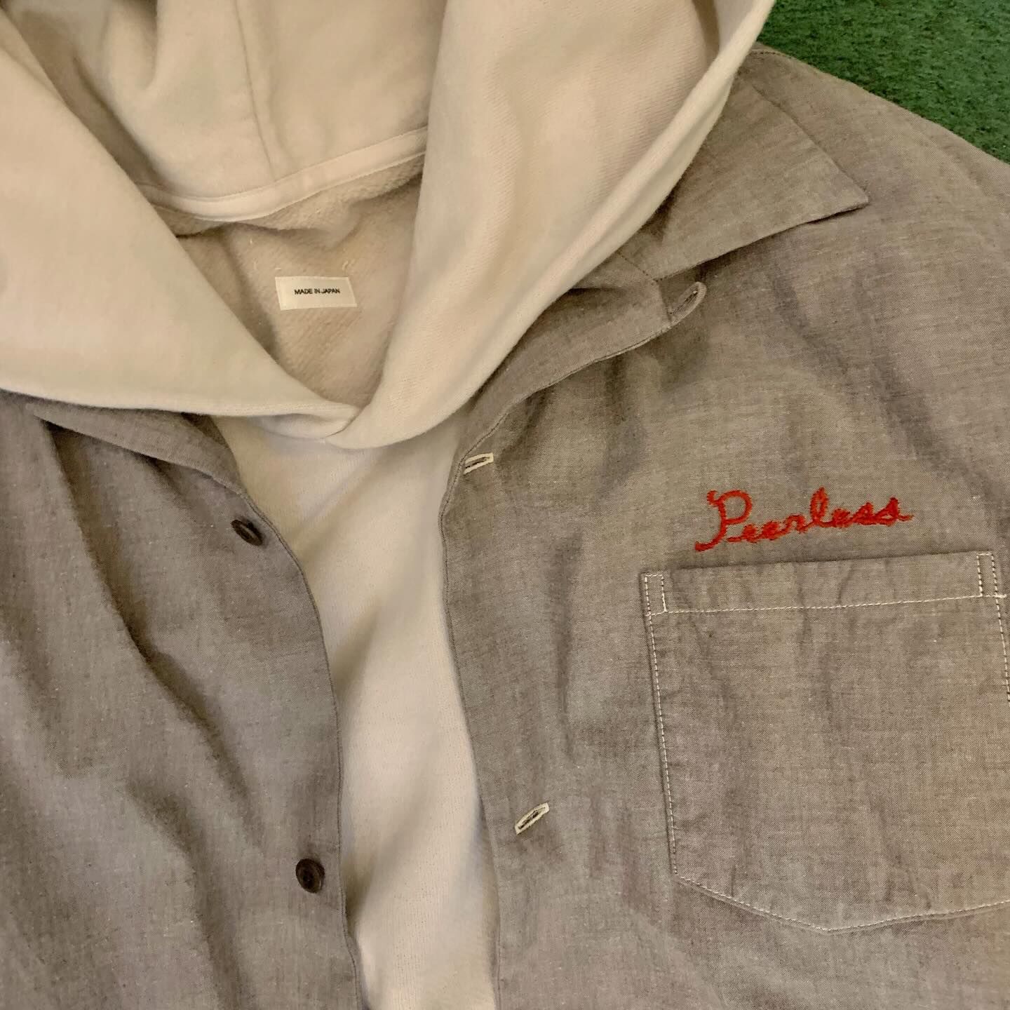 最後價格 LAST PRICE: VISVIM WALLIS (DOWN) SHIRT S/S *羽絨 - BROWN SIZE 4 IN STOCK NOW (現貨發售中)