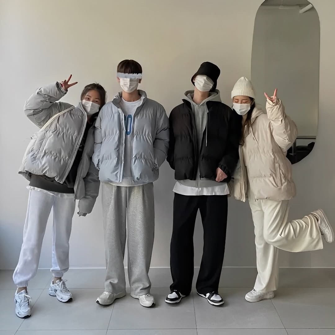 10色 厚磅 立領 鋪棉 外套