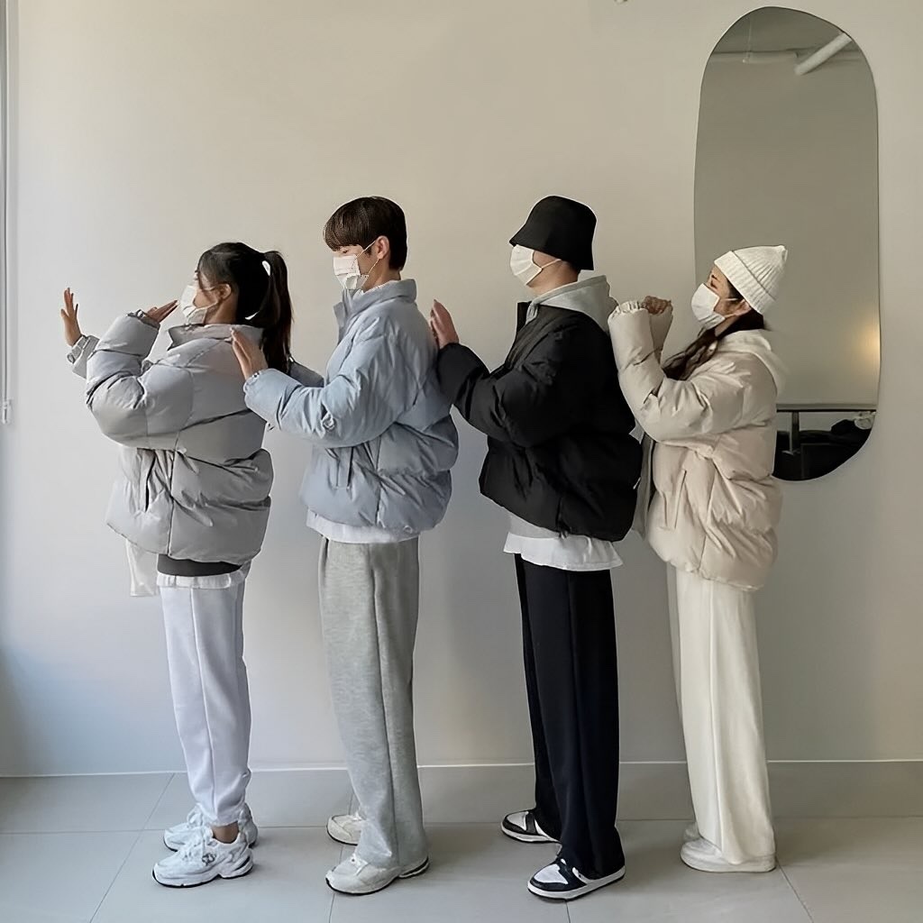 10色 厚磅 立領 鋪棉 外套