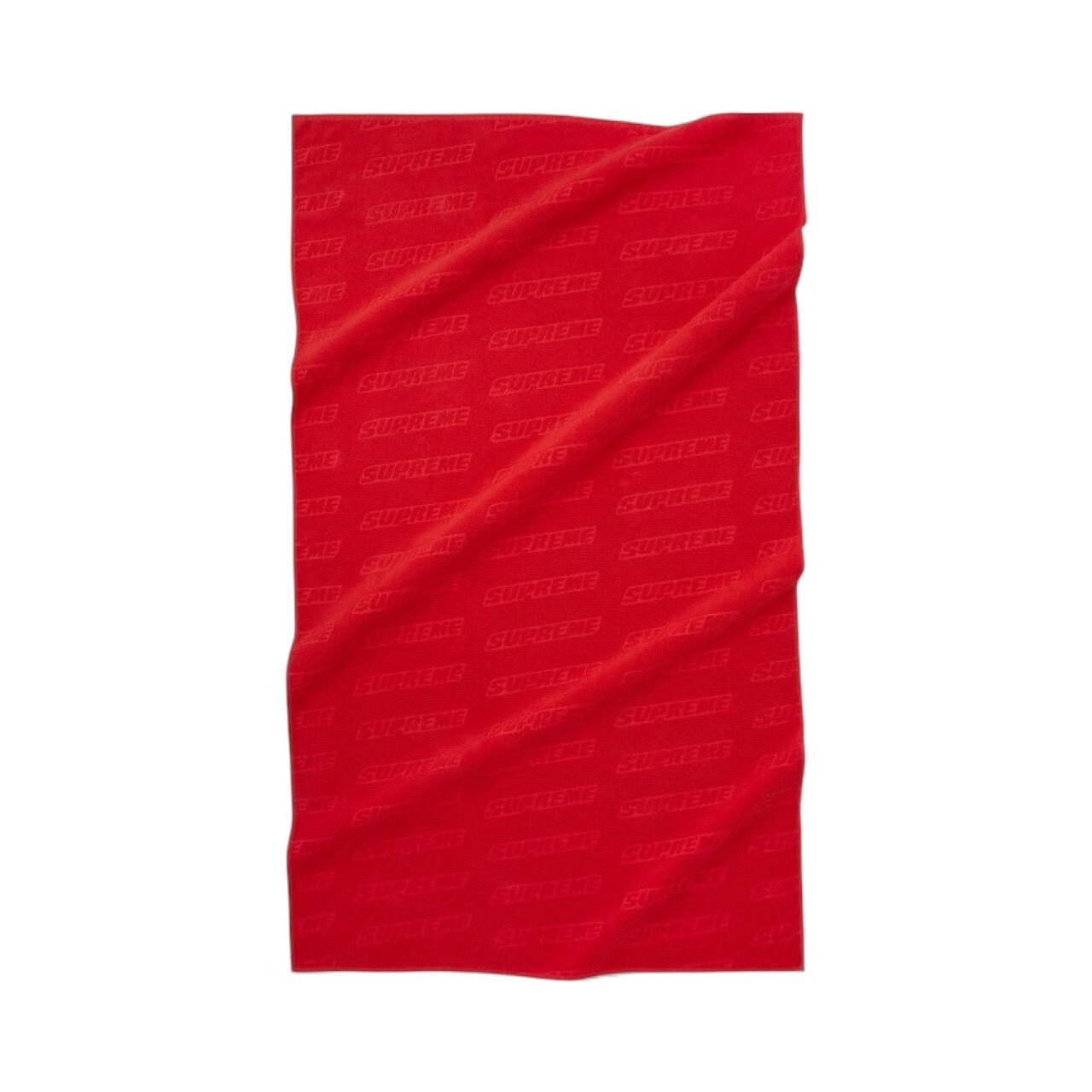 SUPREME 18SS DEBOSSED LOGO BEACH TOWEL