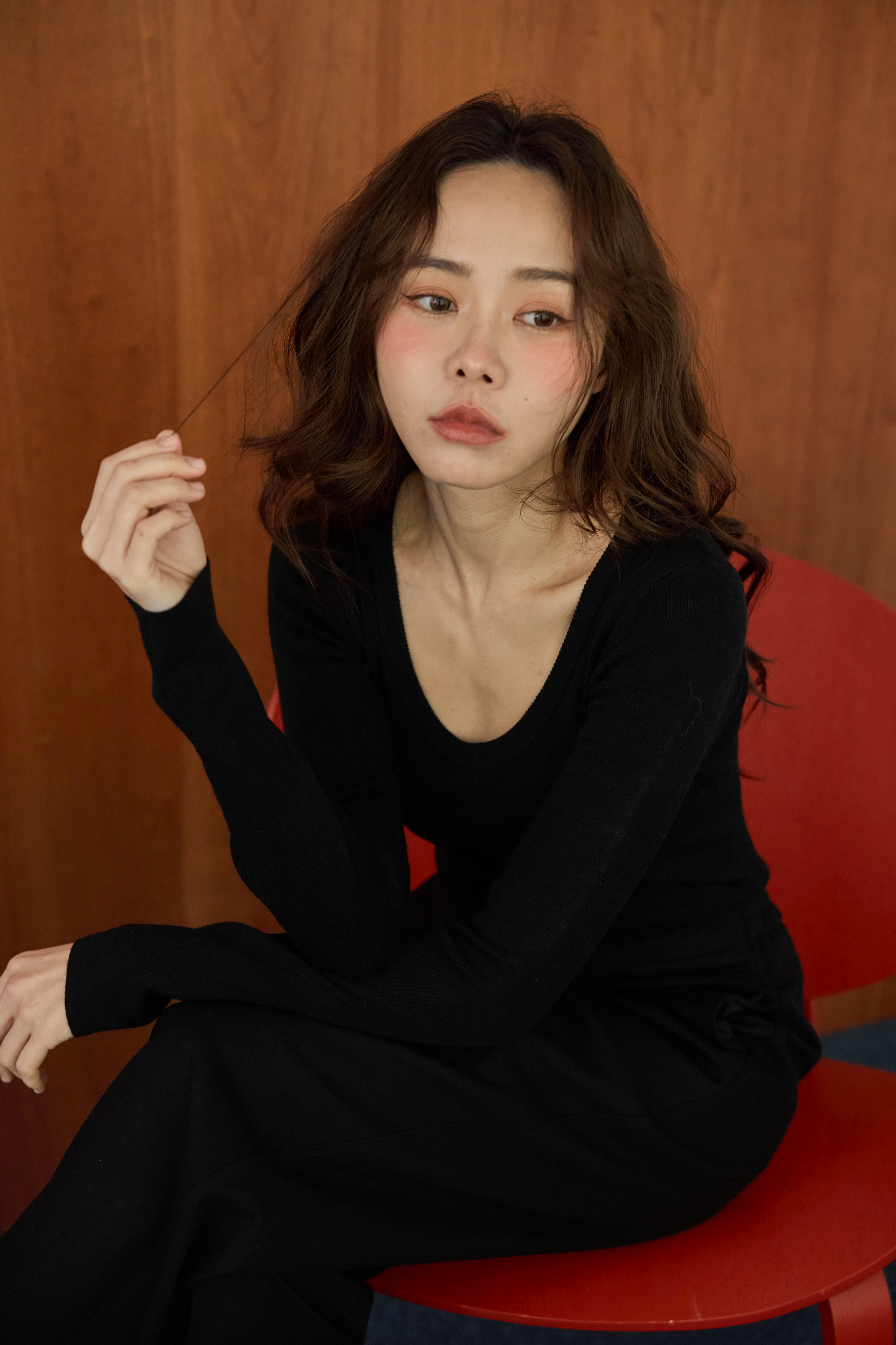 5% 羊毛親膚內搭衣-百搭黑