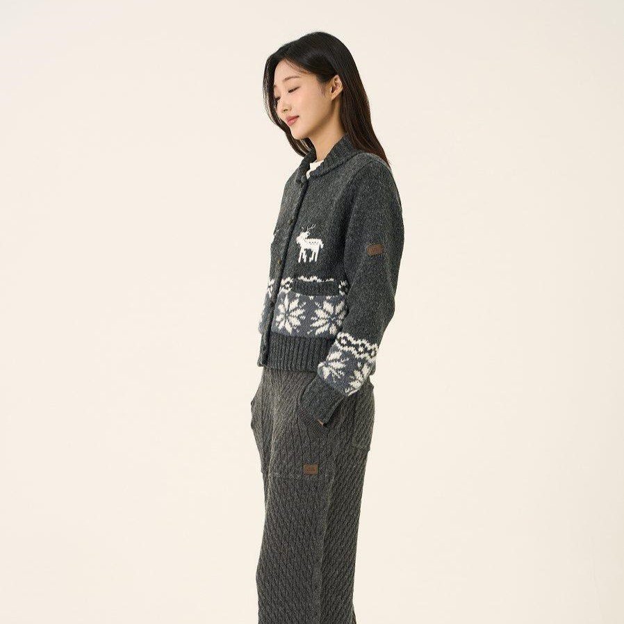 【代購】BBC Earth W 토그니 노르딕 가디건 女款北歐針織外套 – 舒適保暖・經典圖紋