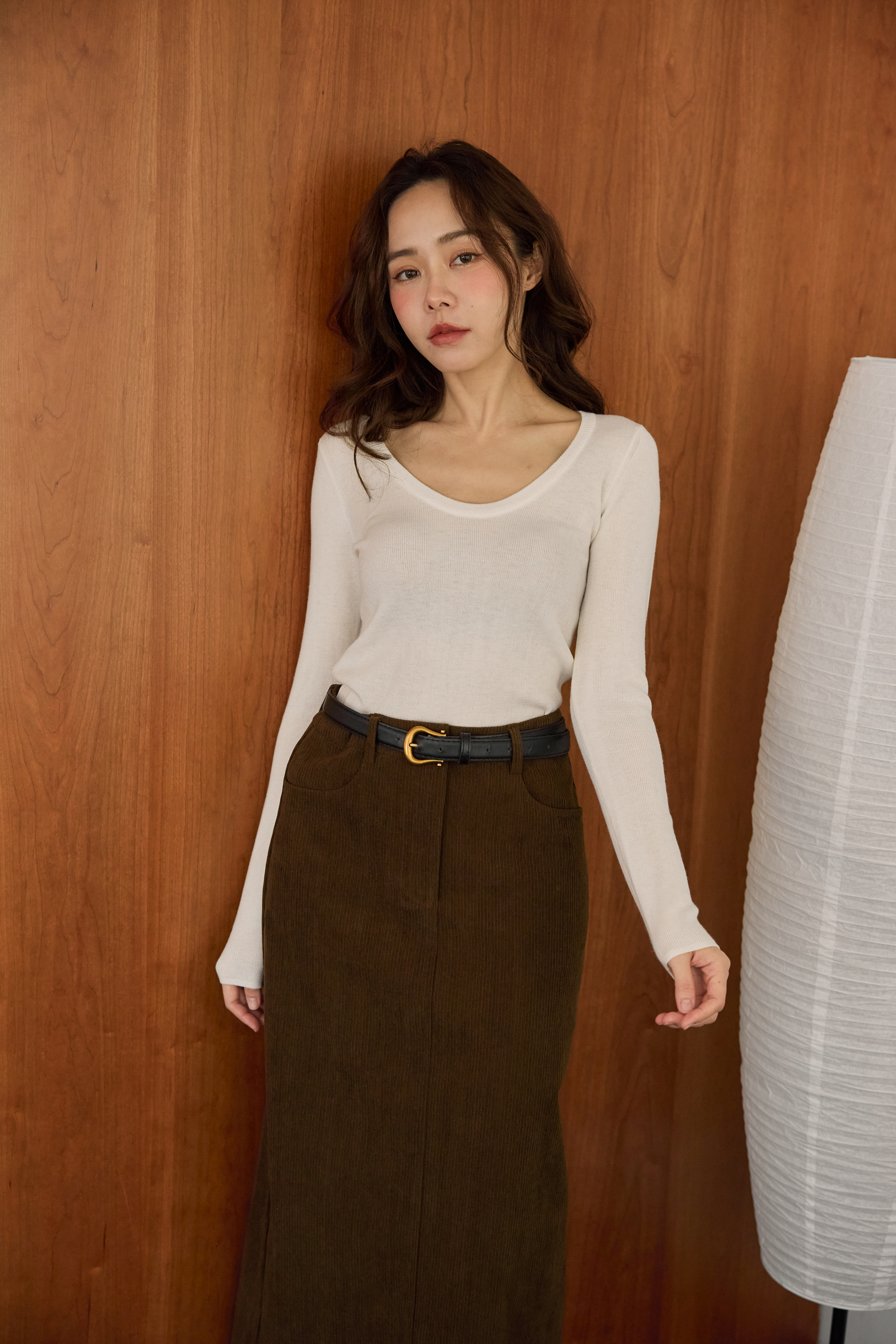 5% 羊毛親膚內搭衣-珠光白