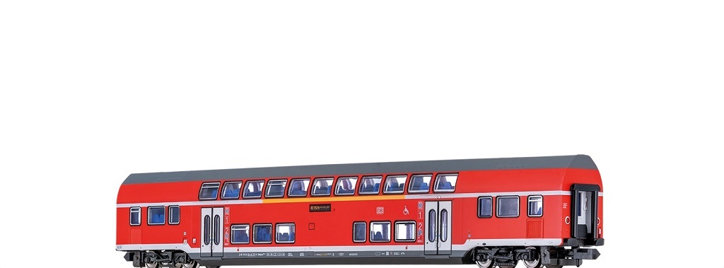 Brawa 64534 N scale TWINDEXX VARIO® Double-Deck Middle Car DB AG (Nürnberg Hbf)