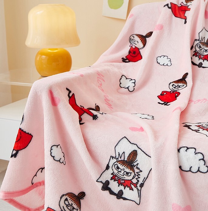 姆明一族 |四季多用途毛絨毛毯被|小美