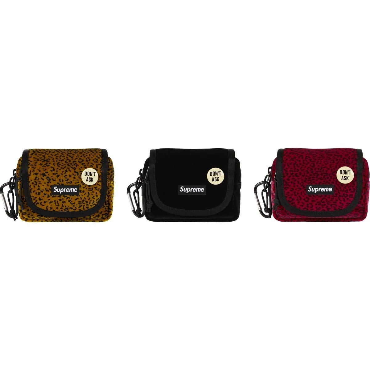 2025AW Supreme Velvet Mini Pouch 天鵝絨 卡片 零錢包 小包 收納包 3色 現貨 FW25B10