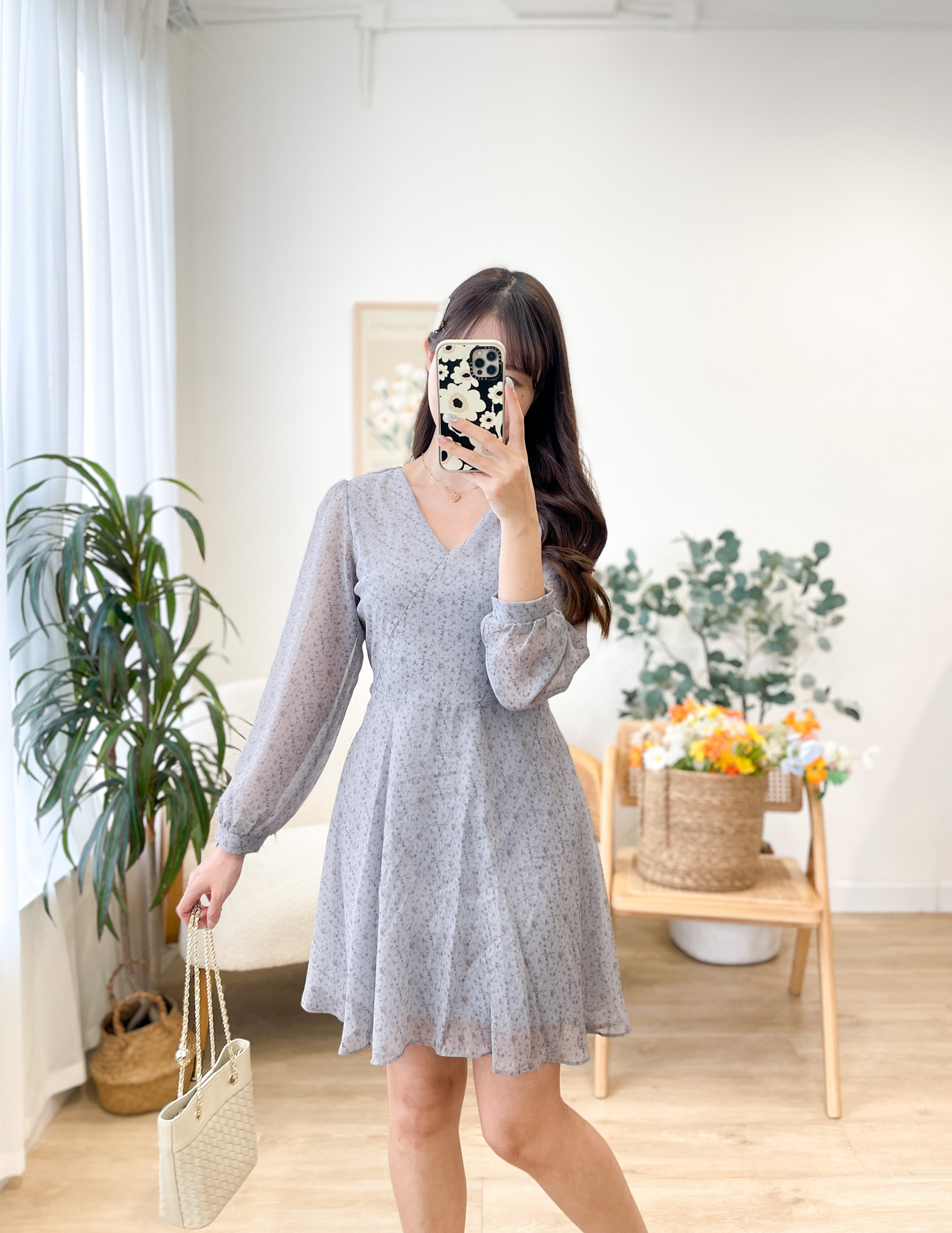 OP682 Verbena Floral Dress